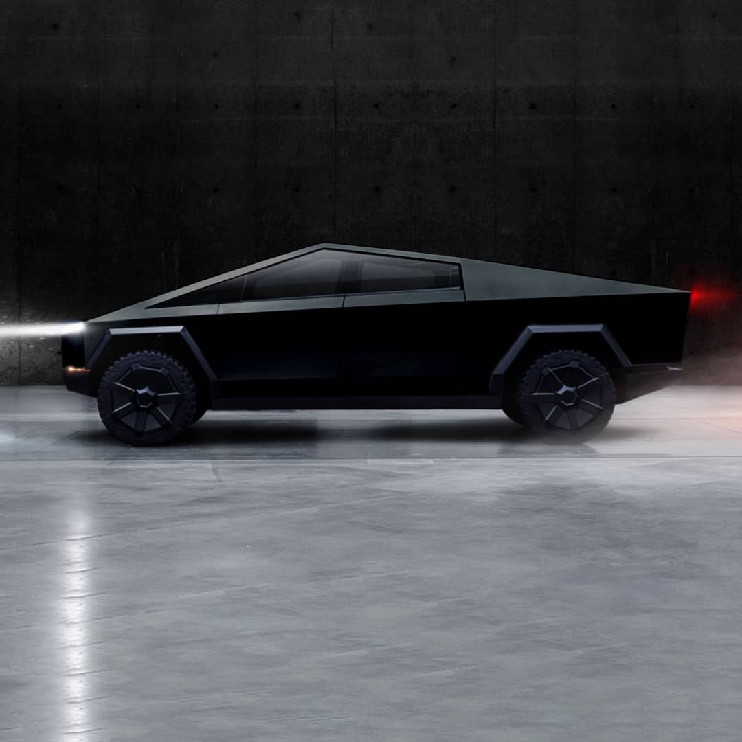 Tesla Cybertruck noir mat pour 2022 | ID Conception Sherbrooke